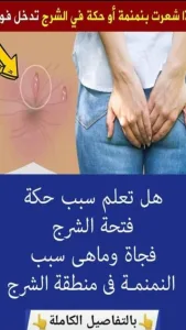 هل تعلم سبب حكة فتحة الشرج فجأة وما هي سبب النمنمة في منقة الشرج