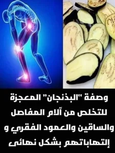 صفة Iلبذنجان Iلمعجزة للتخلص oـن Iلآم Iلمفاصل