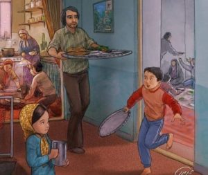 يقول احد الموظفين كان يعمل معنا شاب