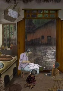 قصه يحكى أن رجلاً فقيراً، كان يجمع الحجارة