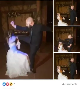 عريس متسرع خـ ــلع ملابس عروسته الداخلية أمام الجميع في قاعة الفرح قبل الدخله