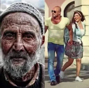 الرجل القوي والعچوز