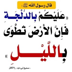 حديث «إذا سافرتم في الخصب..» إلى «عليكم بالدلجة..»