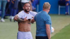 ديباي بعد تسجيل أول أهدافه مع برشلونة : إنه شعور رائع أن ألعب بهذا القميص