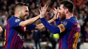 مطالبـ،ـا لابورتا بالرد فـ،ـوراً .. جوردي البا يكشـ،ـف رئيس النادي بعد اتهامه بالتسبب في رحيل ميسي