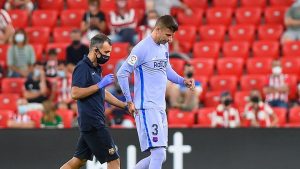 بعد تأكيد غياب بيكيه وجارسيا..كومان يدفع باللاعب الكـ،ـارثة أمام خيتافي