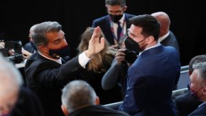 برشلونة تكشـ،ـف عن نبـ،ـأ سـ،ـار لحل الازمة المالية وتصـ،ـريح غير متـ،ـوقع من لابورتا يلقي اللوم على ميسي