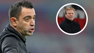 في ظل الظروف المالية الصعبة .. برشلونة يضطر لتوفير قيمة الشرط الجزائى لكومان بالإضافة إلي مبلغ التعاقد مع تشافي