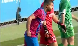 بالفيديو .. اجويرو يسجل اول اهدافه مع برشلونة واستمرار غياب ديمبلي .