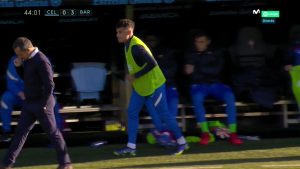 كوتينيو يتمرد ويرفض الدخول بديل أمام سيلتا فيجو و باراخون يكذب بشأنه