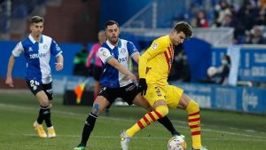 ترتيب الليجا بعد نهاية الجولة الـ 22  بفوز برشلونة على ألافيس وتعثر الريال أمام إلتشي