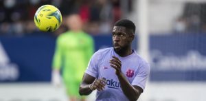 عقبة جديدة تمنع برشلونة من رحيل صامويل أوميتيتي