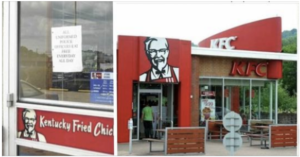 People are upset over sign KFC store posted on their doors – Restaurant refuses to take it down