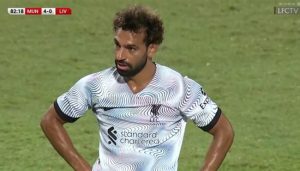 محمد صلاح في مباراة اليونايتد