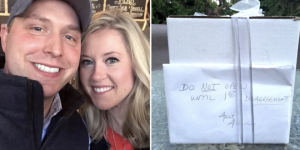 They waited 9 years to open a wedding gift and can’t believe what they finally saw