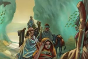 في هـ،ـذا المـ،ـكـ،ـان سار نبي الله موسى وقومه هر .بًا من فـ،ـرعـ،ـون