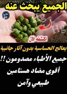 جميع الأطباء مصـ،ـدومون ! أقوى مضاد هستامين طبيعي وآمن يعالج الحساسية بدون آثار جانبية