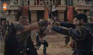 بداية ناااارية للحلقة 102 مسل المؤسس عثمان