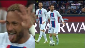 هدف نيمار اسيست ميسي