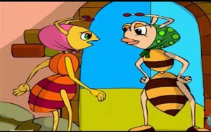 قصة النملة الكريمة والنملة البخيلة