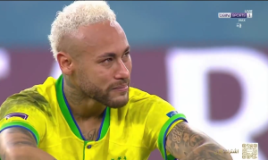 نيمار يذرف الدموع