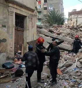 عا*جل انهيــ.ار عــ.قاري في الاسكندرية