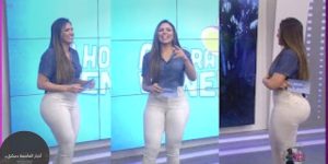 مذيعة خليجية نسيت أنها على الهواء مباشرة… أنظروا ماذا فعلت دون خجل !!