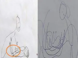 أم تلاحظ ان ابنتها الصغيرة ترسم رسومات فى غرفتها غريبة وبعدها اكتشفت السر الخطير ..!