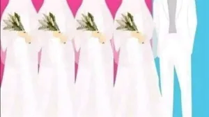 رجل نشر هذه الصورة ووضعها على البروفايل تلميحا لزوجته پرغبته في تعدد الزوجات