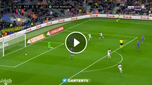 هدف رايو الاول في برشلونة