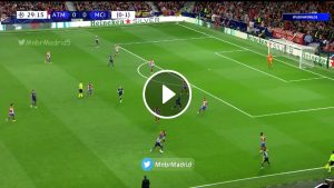 تمريرة محرز الخيالية امام اتلتيكو مدريد