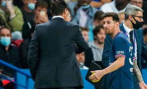 شاهد رد فعل ميسي على ريمونتادا ريال مدريد على مانشستر سيتي