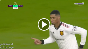هدف مانشستر يونايتد في شباك ارسنال