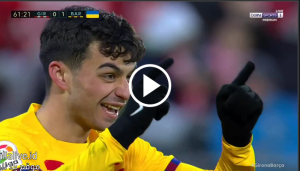 هدف برشلونة الاول