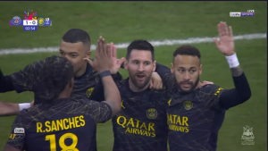 هدف ميسي السريع جدا وردة فعل رونالدو