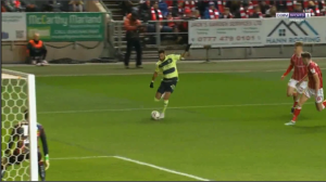 هدف السيتي الاول امام بريستول