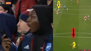 هدف لشبونة التاريخي في مرمي ارسنال من منتصف الملعب