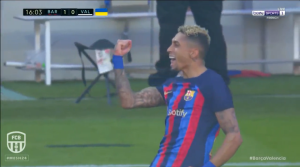 هدف برشلونة الاول