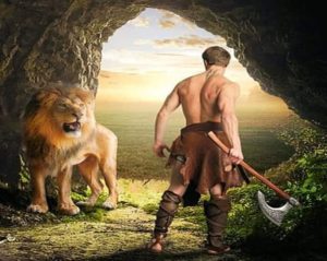 حكاية الأسد و الحطاب