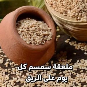 فوائد أكل السمسم على الريق