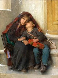 ﻳﺤﻜﻰ ﺃﻥ ﺍﻣﺮﺃﺓ ﻣﺎﺕ ﻋﻨﻬﺎ ﺯﻭﺟﻬﺎ ﻓﺄﺻﺎﺑﻬﺎ ﻭﺍﺑﻨﺘﻴﻬﺎ ﺑﻌﺪﻩ ﺍﻟﻔﻘﺮ ﻭﺍﻟﻘﻠﺔ