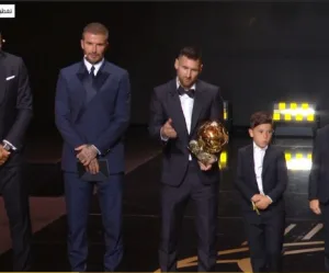 Video: Messi ignores Mbappe in a strange and controversial way at the Ballon d'Or party