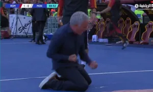 Watch the video: Stephane Chaarawi's goal in the 90th minute and Mourinho's madness