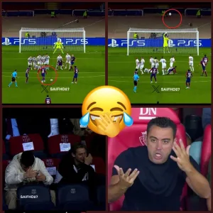 Strange video: Araujo hits the strangest free kick in the history of the Champions League and a shocking reaction from Lewandowski