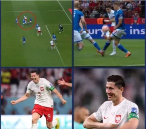 Watch Lewandowski's legendary goal that won the round in the Euro qualifiers