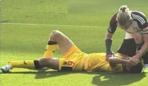 A very difficult and dangerous video: The moment a Sheffield United player was violently injured in today’s match