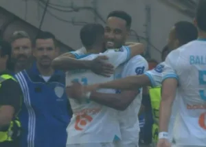 Watch Gabon's Aubameyang's legendary goal with Marseille today and a global assist from Moroccan Amin Harit