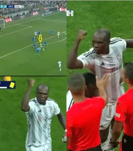 Video: Abu Bakr's imaginary goal against Dynamo Kiev and his provocative celebration in front of the coach