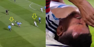 Video: Argentine DePaul almost ended Nunez's career with a terrifying intervention because of what Nunez did to Messi.