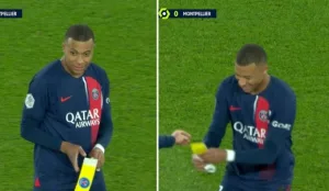 Video: The moment Mbappé wears the leadership armband in Paris for the first time and a crowd earthquake occurs
